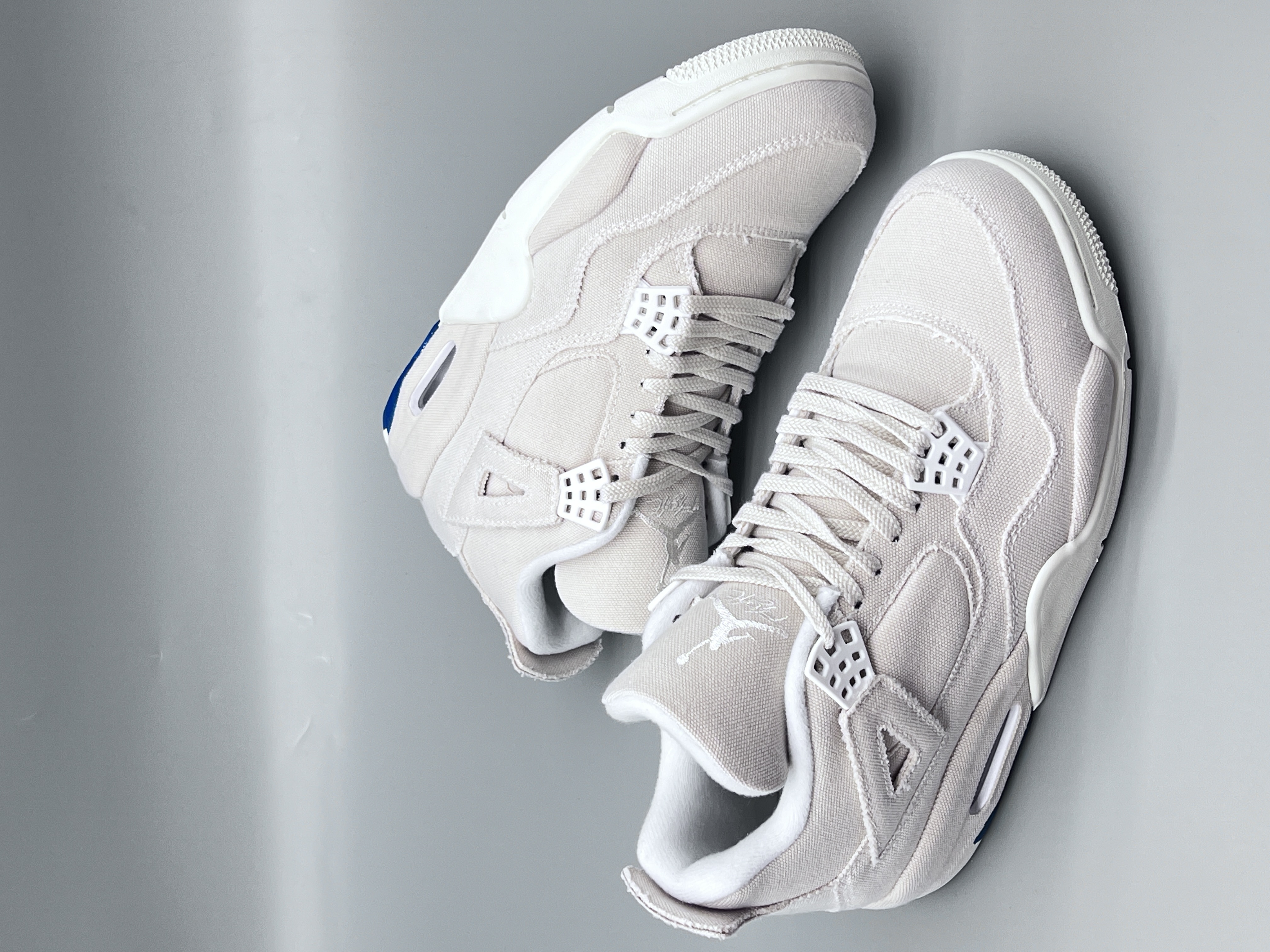 New 2022 Air Jordan 4 Retro Cavans White Shoes - Click Image to Close